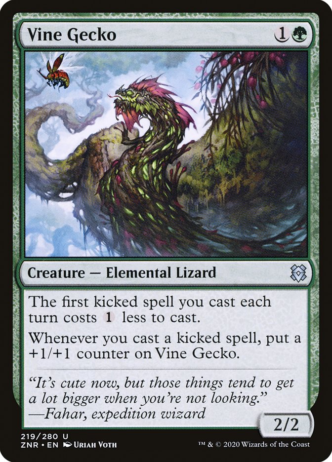 Vine Gecko [Zendikar Rising] | Impulse Games and Hobbies