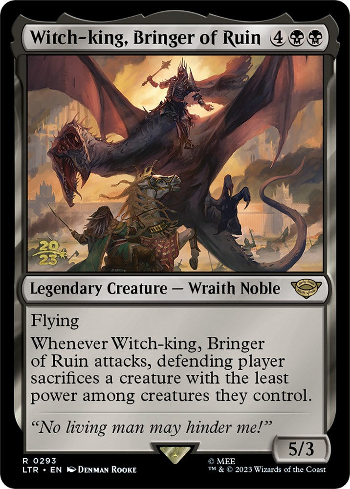 Witch-king, Bringer of Ruin [The Lord of the Rings: Tales of Middle-Earth Prerelease Promos] | Impulse Games and Hobbies