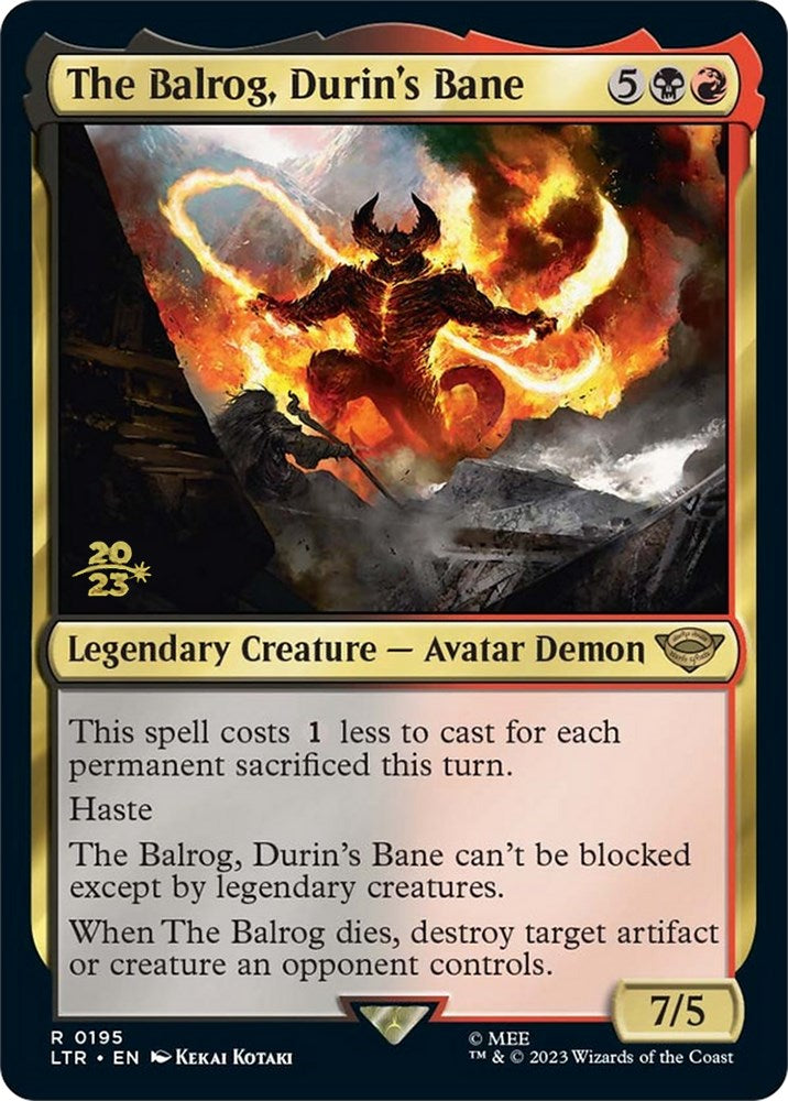 The Balrog, Durin's Bane [The Lord of the Rings: Tales of Middle-Earth Prerelease Promos] | Impulse Games and Hobbies