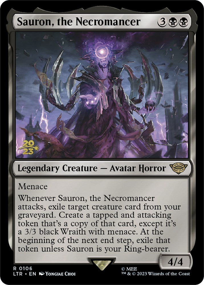 Sauron, the Necromancer [The Lord of the Rings: Tales of Middle-Earth Prerelease Promos] | Impulse Games and Hobbies