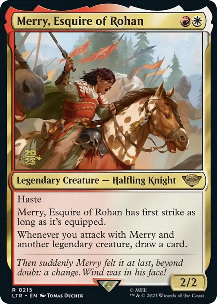 Merry, Esquire of Rohan [The Lord of the Rings: Tales of Middle-Earth Prerelease Promos] | Impulse Games and Hobbies