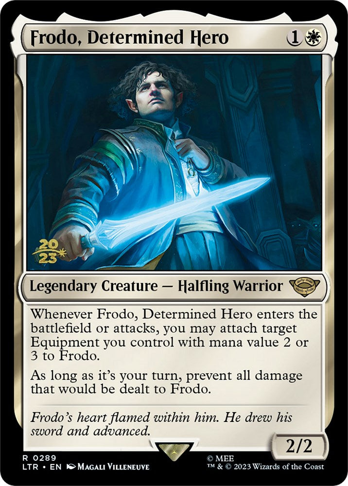 Frodo, Determined Hero [The Lord of the Rings: Tales of Middle-Earth Prerelease Promos] | Impulse Games and Hobbies
