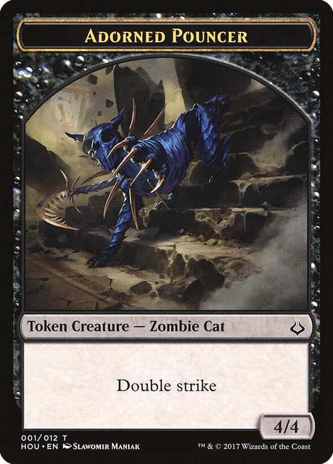 Adorned Pouncer Token [Hour of Devastation Tokens] | Impulse Games and Hobbies