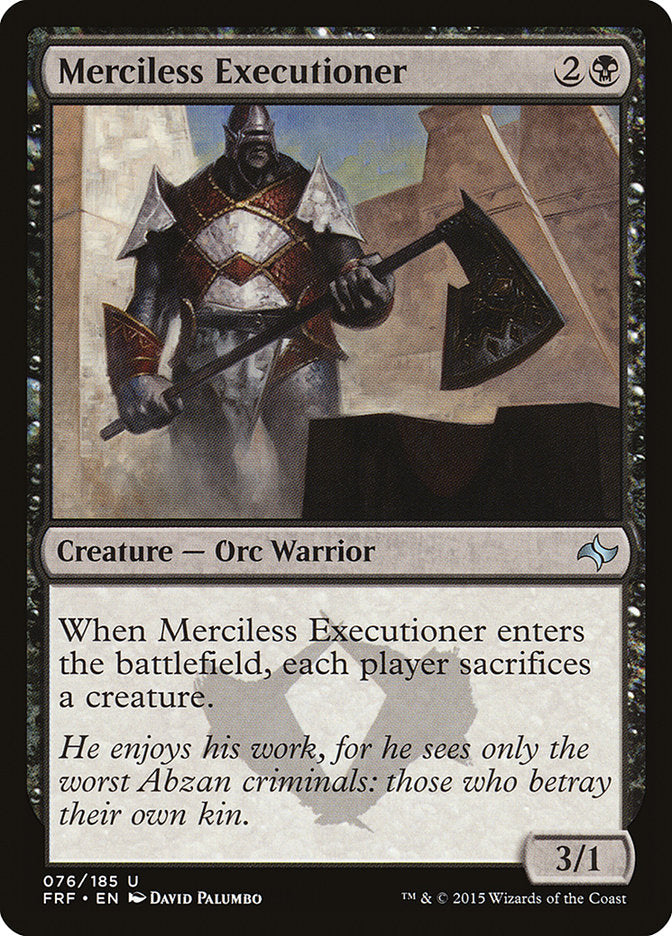 Merciless Executioner [Fate Reforged] | Impulse Games and Hobbies