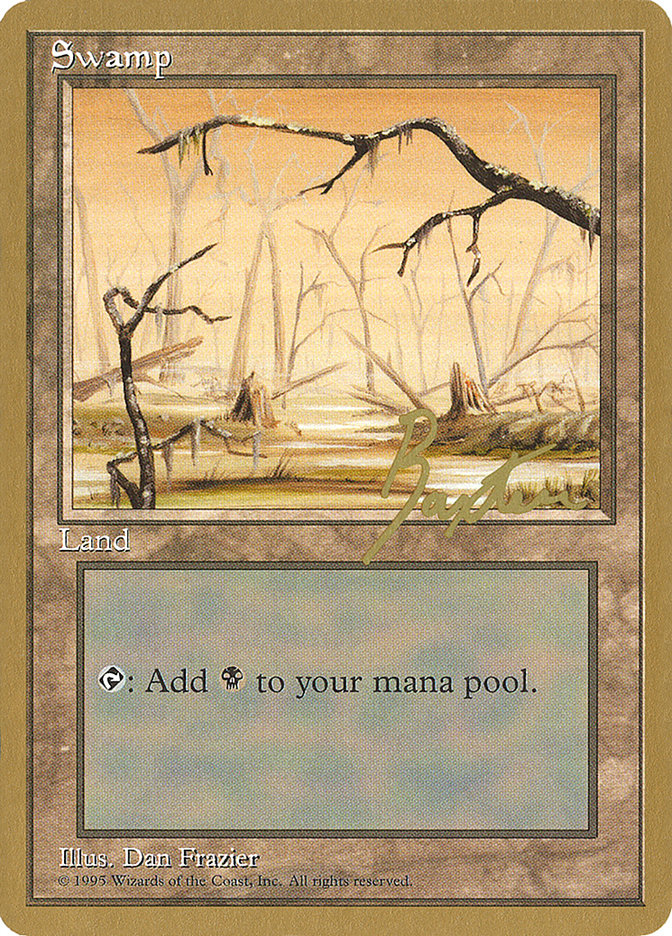 Swamp (gb370) (George Baxter) [Pro Tour Collector Set] | Impulse Games and Hobbies