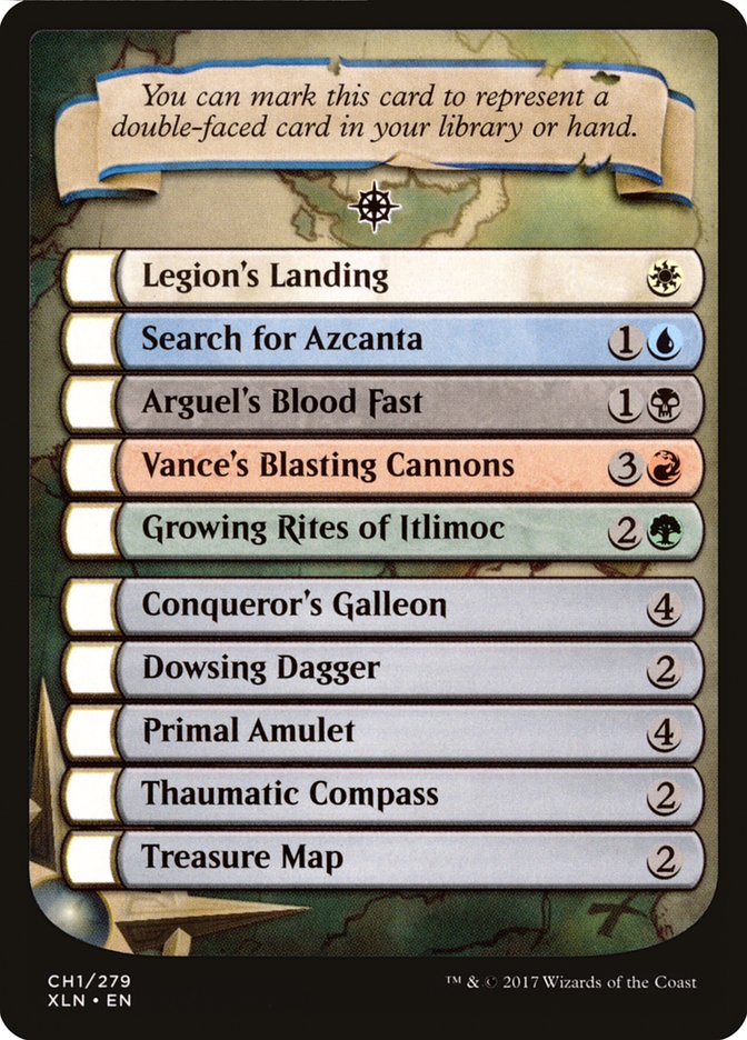 Ixalan Checklist [Ixalan Tokens] | Impulse Games and Hobbies