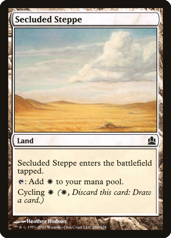 Secluded Steppe [Commander 2011] | Impulse Games and Hobbies