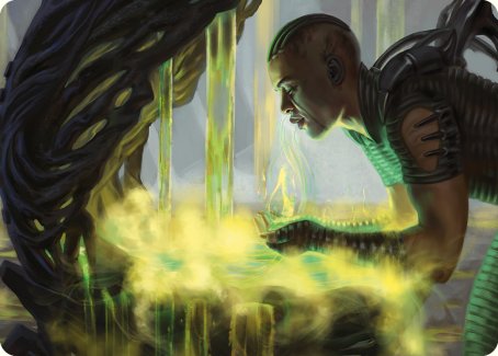 Necrogen Communion Art Card [Phyrexia: All Will Be One Art Series] | Impulse Games and Hobbies