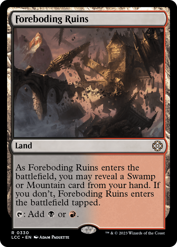 Foreboding Ruins [The Lost Caverns of Ixalan Commander] | Impulse Games and Hobbies