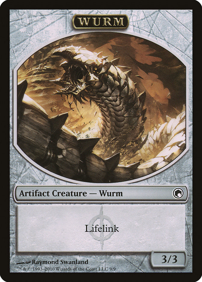 Wurm (Lifelink) [Scars of Mirrodin Tokens] | Impulse Games and Hobbies