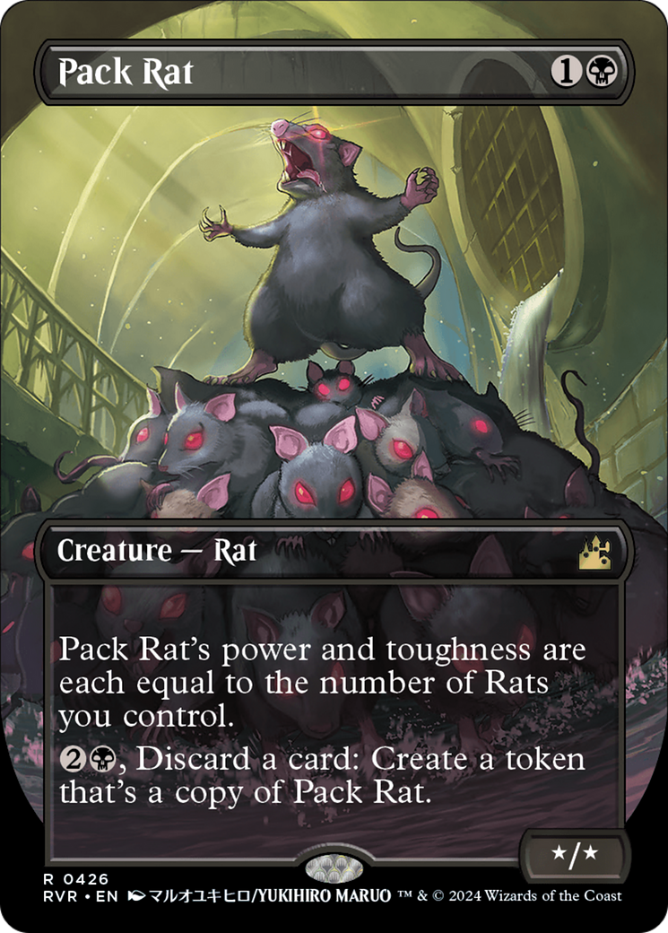 Pack Rat (Anime Borderless) [Ravnica Remastered] | Impulse Games and Hobbies