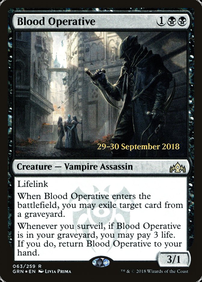 Blood Operative  [Guilds of Ravnica Prerelease Promos] | Impulse Games and Hobbies