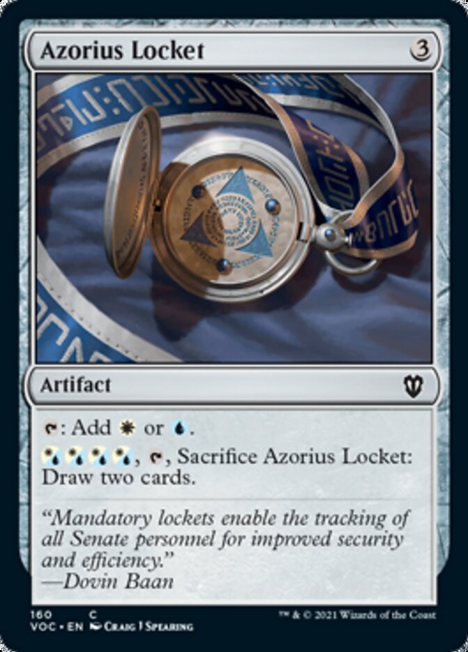 Azorius Locket [Innistrad: Crimson Vow Commander] | Impulse Games and Hobbies