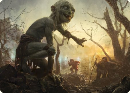 Smeagol, Helpful Guide Art Card [The Lord of the Rings: Tales of Middle-earth Art Series] | Impulse Games and Hobbies