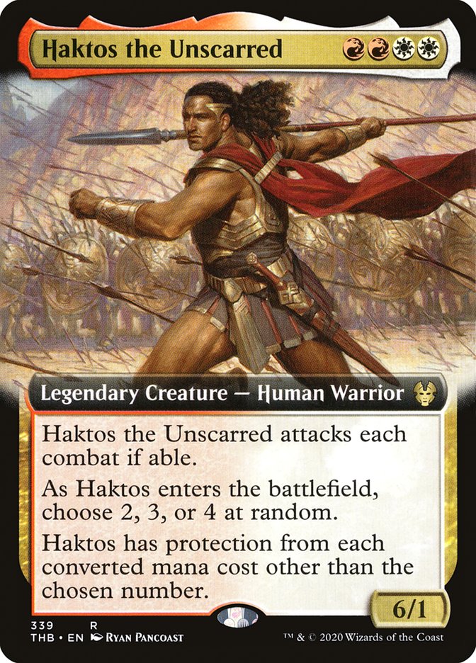 Haktos the Unscarred (Extended Art) [Theros Beyond Death] | Impulse Games and Hobbies