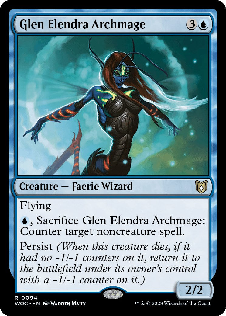 Glen Elendra Archmage [Wilds of Eldraine Commander] | Impulse Games and Hobbies