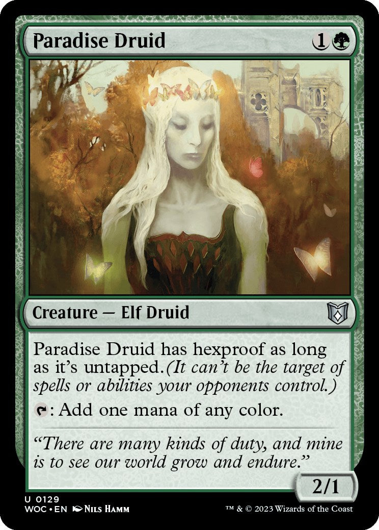 Paradise Druid [Wilds of Eldraine Commander] | Impulse Games and Hobbies