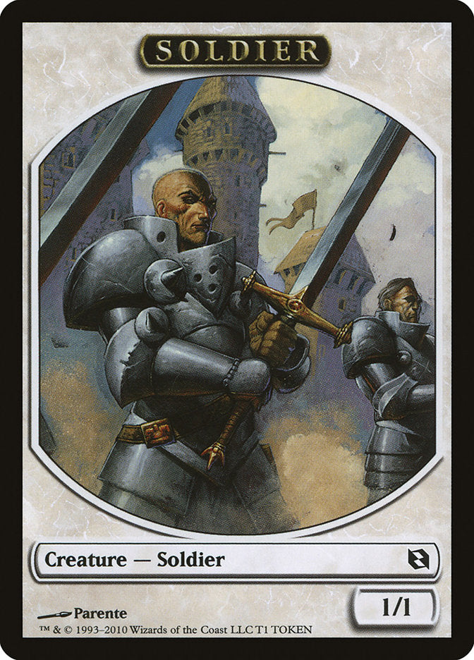 Soldier Token [Duel Decks: Elspeth vs. Tezzeret Tokens] | Impulse Games and Hobbies