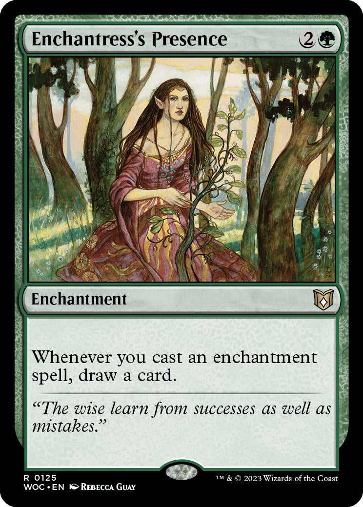 Enchantress's Presence [Wilds of Eldraine Commander] | Impulse Games and Hobbies