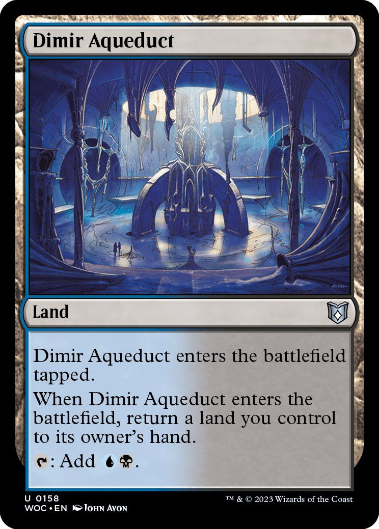 Dimir Aqueduct [Wilds of Eldraine Commander] | Impulse Games and Hobbies