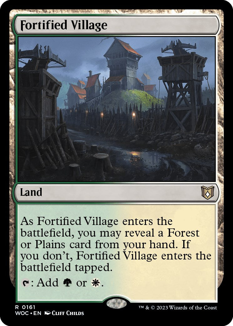 Fortified Village [Wilds of Eldraine Commander] | Impulse Games and Hobbies