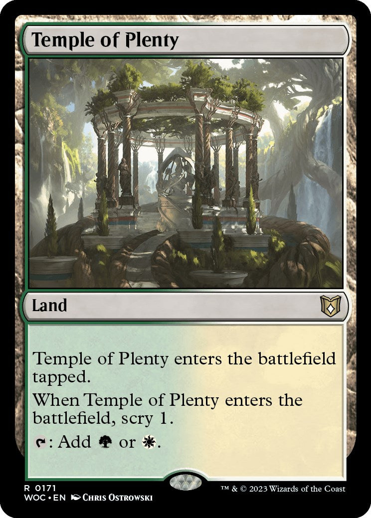 Temple of Plenty [Wilds of Eldraine Commander] | Impulse Games and Hobbies