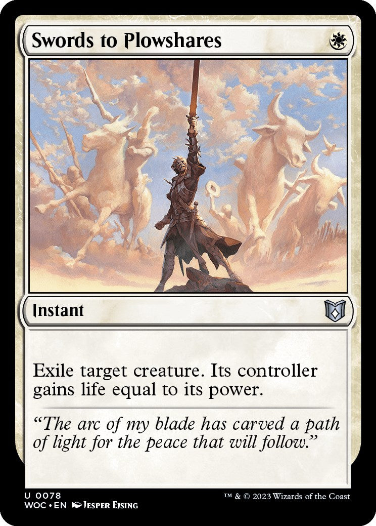 Swords to Plowshares [Wilds of Eldraine Commander] | Impulse Games and Hobbies