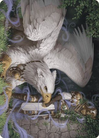 Dutiful Griffin Art Card [Wilds of Eldraine Art Series] | Impulse Games and Hobbies