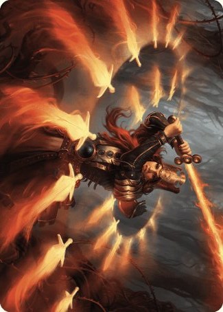 Heartflame Duelist Art Card [Wilds of Eldraine Art Series] | Impulse Games and Hobbies