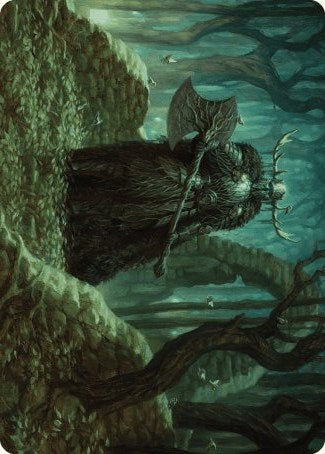 Mosswood Dreadknight Art Card [Wilds of Eldraine Art Series] | Impulse Games and Hobbies