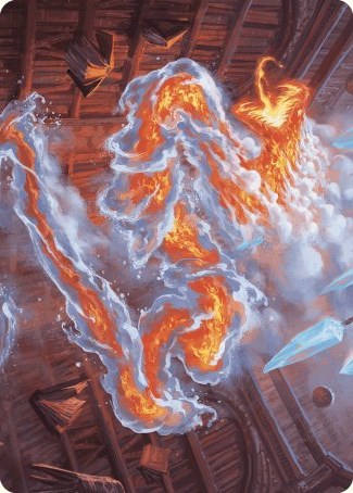 Scalding Viper Art Card [Wilds of Eldraine Art Series] | Impulse Games and Hobbies