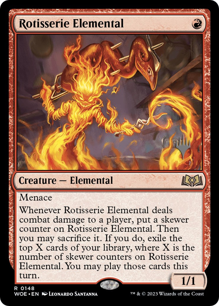 Rotisserie Elemental (Promo Pack) [Wilds of Eldraine Promos] | Impulse Games and Hobbies