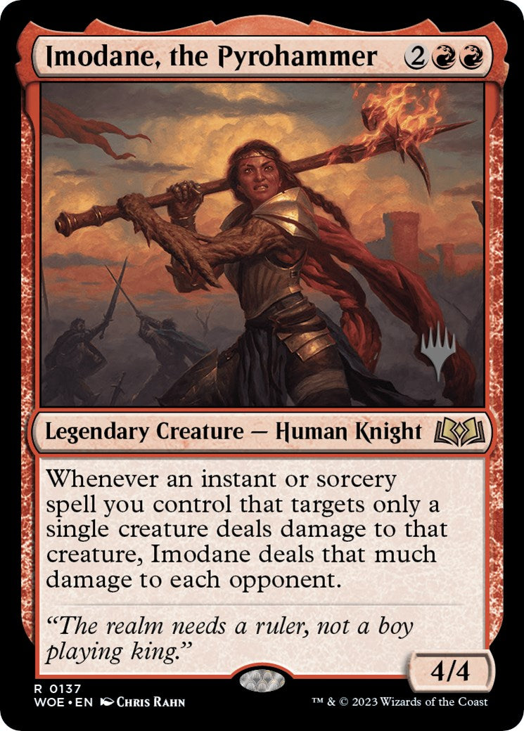 Imodane, the Pyrohammer (Promo Pack) [Wilds of Eldraine Promos] | Impulse Games and Hobbies