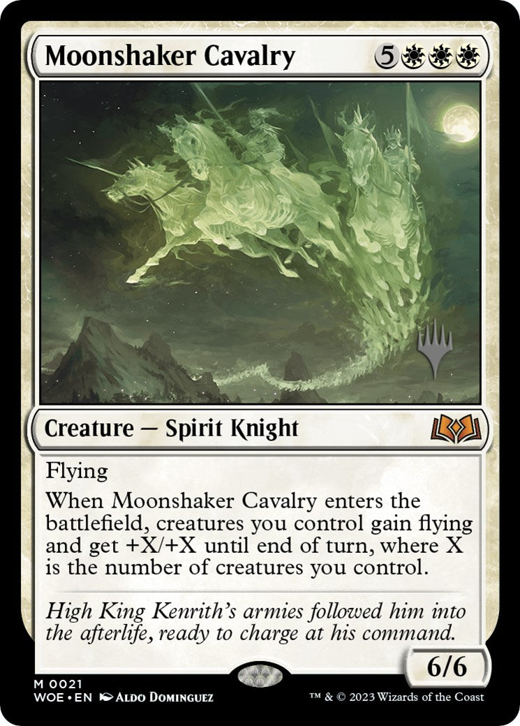 Moonshaker Cavalry (Promo Pack) [Wilds of Eldraine Promos] | Impulse Games and Hobbies