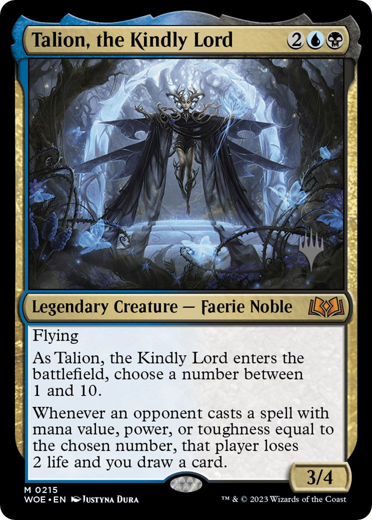 Talion, the Kindly Lord (Promo Pack) [Wilds of Eldraine Promos] | Impulse Games and Hobbies