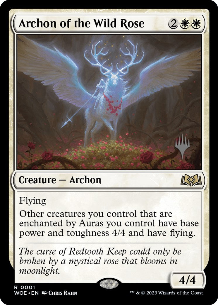 Archon of the Wild Rose (Promo Pack) [Wilds of Eldraine Promos] | Impulse Games and Hobbies
