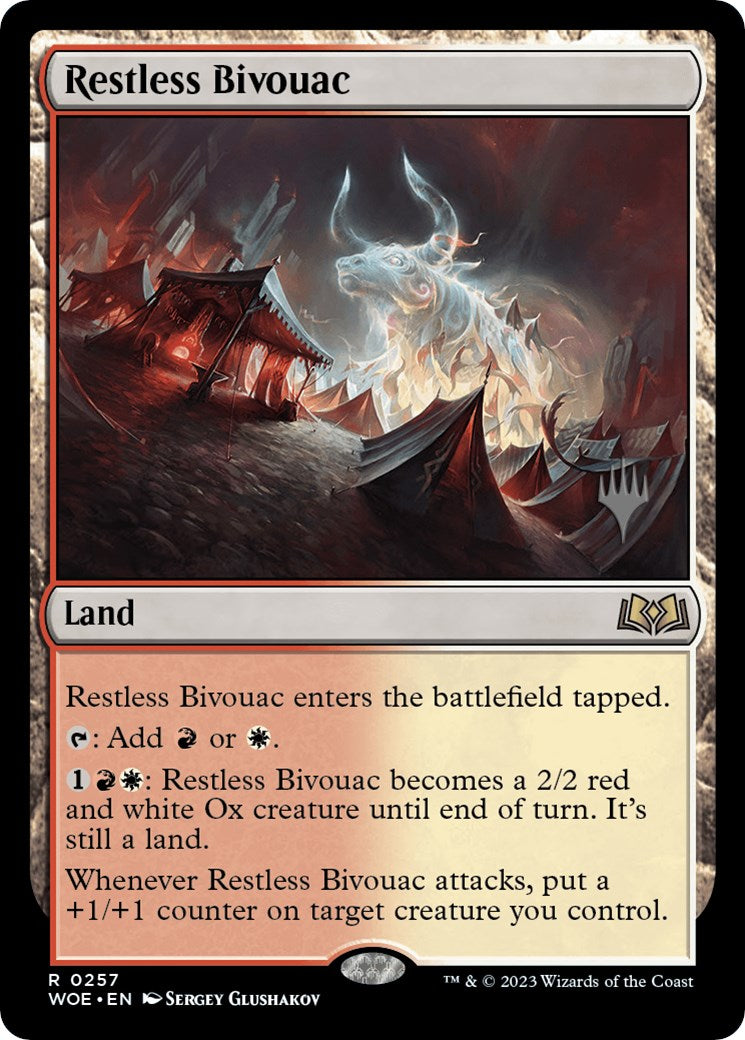 Restless Bivouac (Promo Pack) [Wilds of Eldraine Promos] | Impulse Games and Hobbies