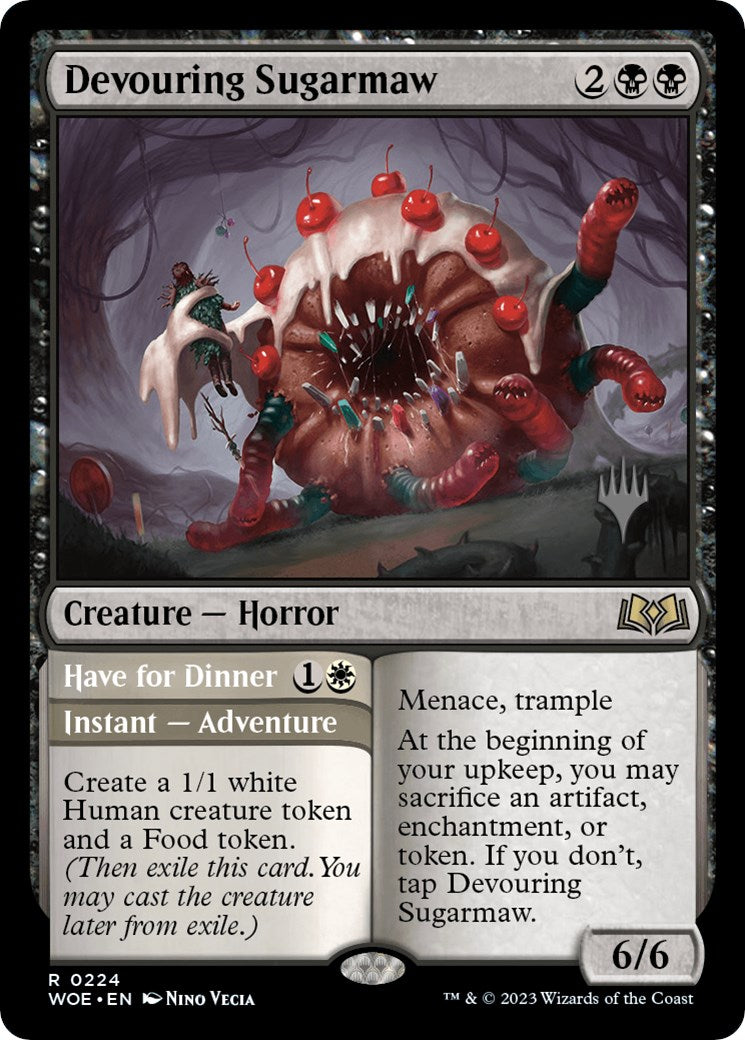 Devouring Sugarmaw // Have for Dinner(Promo Pack) [Wilds of Eldraine Promos] | Impulse Games and Hobbies