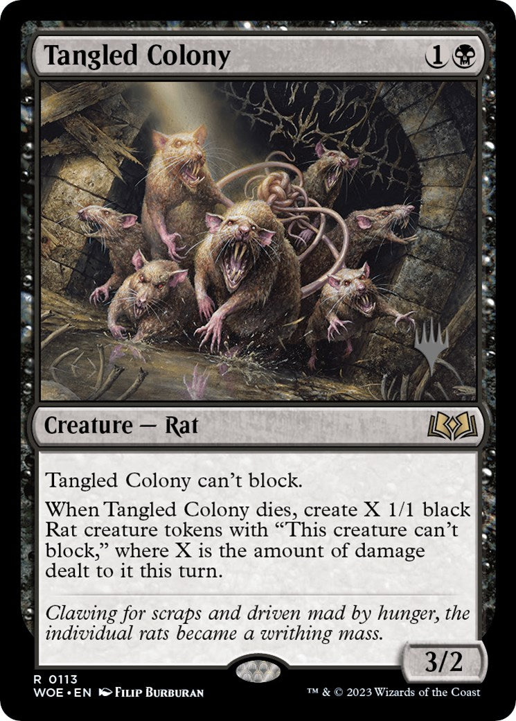 Tangled Colony (Promo Pack) [Wilds of Eldraine Promos] | Impulse Games and Hobbies