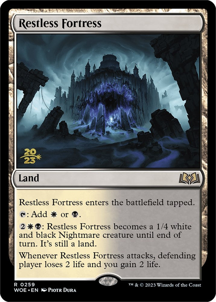 Restless Fortress [Wilds of Eldraine Prerelease Promos] | Impulse Games and Hobbies