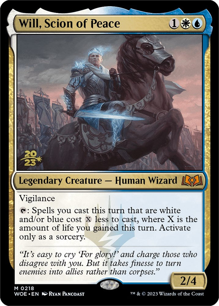 Will, Scion of Peace [Wilds of Eldraine Prerelease Promos] | Impulse Games and Hobbies