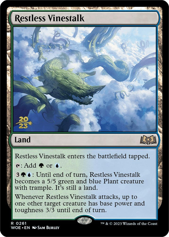 Restless Vinestalk [Wilds of Eldraine Prerelease Promos] | Impulse Games and Hobbies