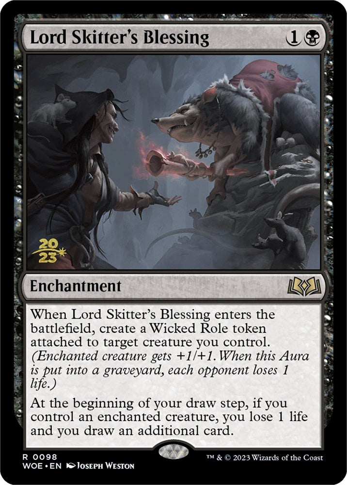 Lord Skitter's Blessing [Wilds of Eldraine Prerelease Promos] | Impulse Games and Hobbies