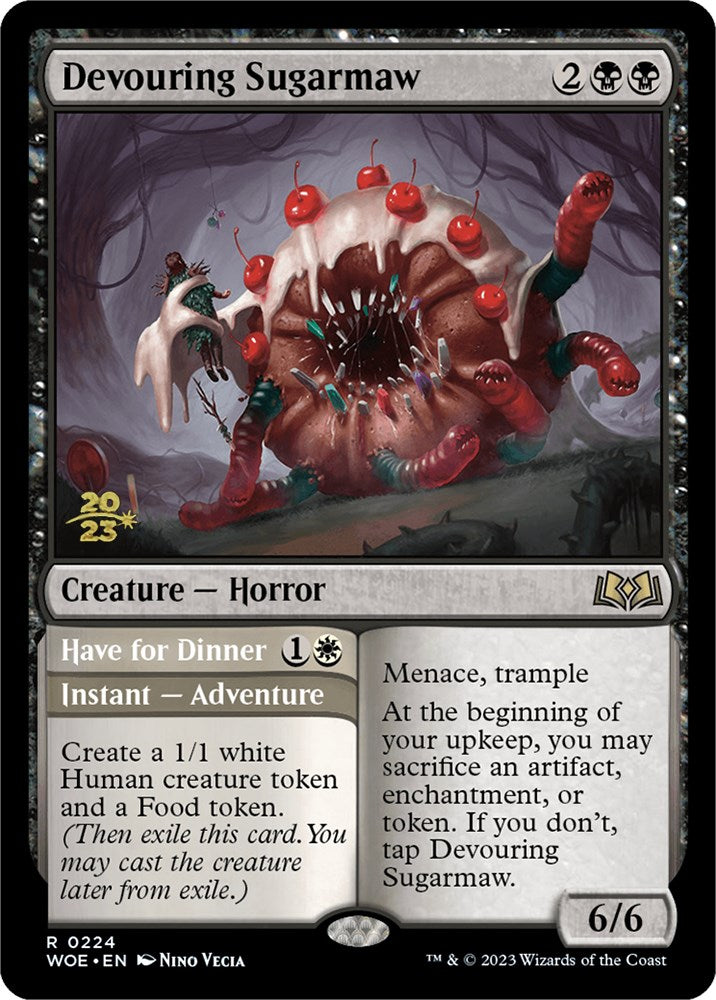 Devouring Sugarmaw // Have for Dinner [Wilds of Eldraine Prerelease Promos] | Impulse Games and Hobbies