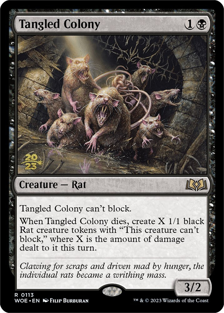 Tangled Colony [Wilds of Eldraine Prerelease Promos] | Impulse Games and Hobbies