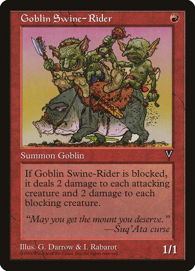 Goblin Swine-Rider [Visions] | Impulse Games and Hobbies