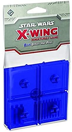 Star Wars,X-Wing 1.0: BLUE BASES AND PEGS | Impulse Games and Hobbies