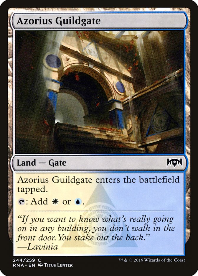 Azorius Guildgate (244/259) [Ravnica Allegiance] | Impulse Games and Hobbies