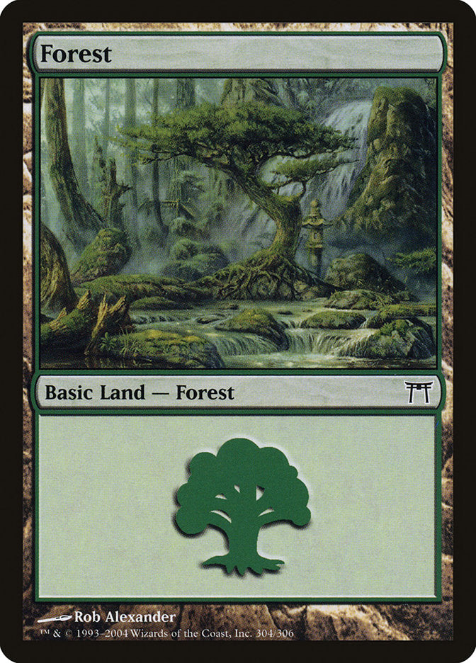 Forest (304) [Champions of Kamigawa] | Impulse Games and Hobbies