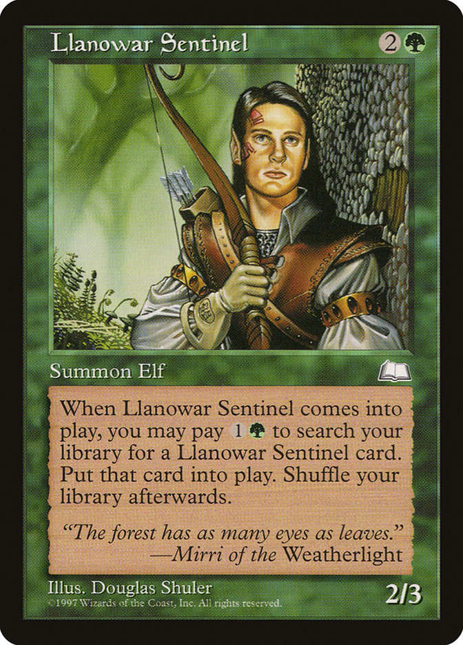 Llanowar Sentinel [Weatherlight] | Impulse Games and Hobbies